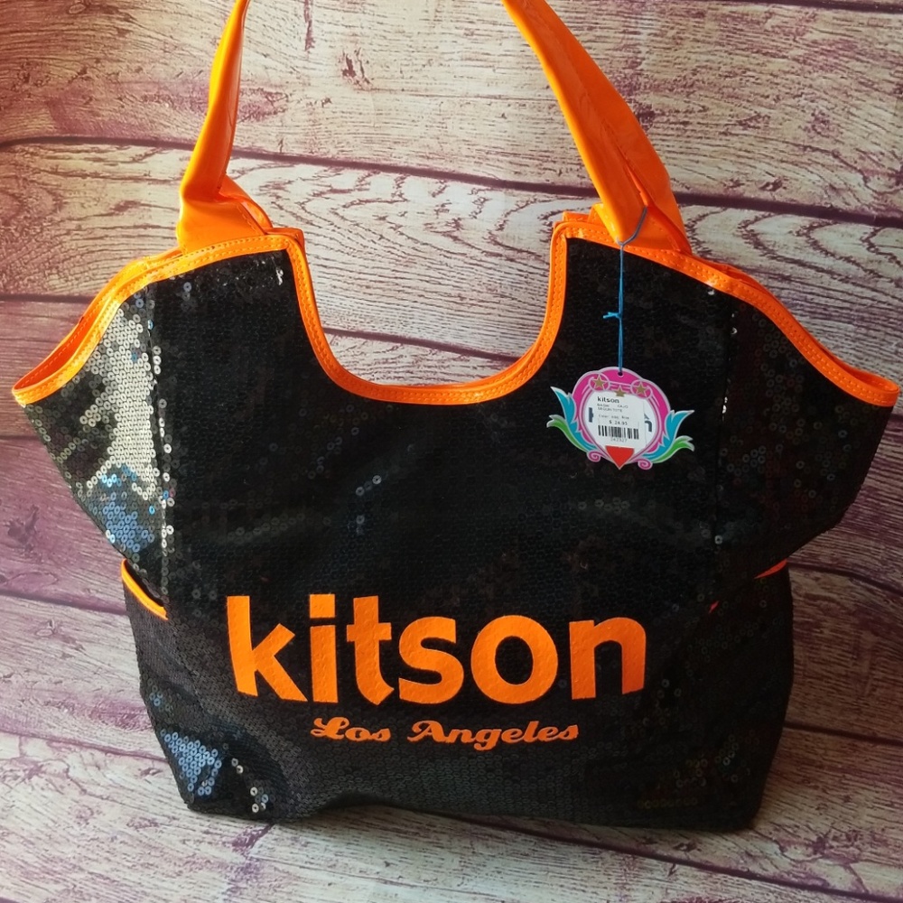 🔥Price Drop🔥NWT kitson sequin tote